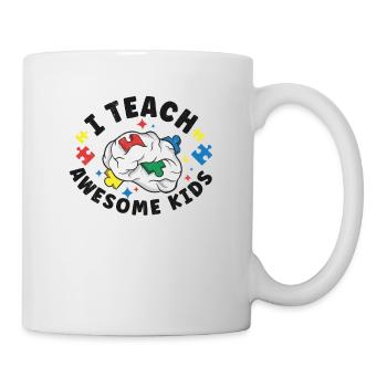 L’enseignant de l’enfance en difficulté a accéléré l’inclusion des enseignants - Mug blanc - blanc - Droite