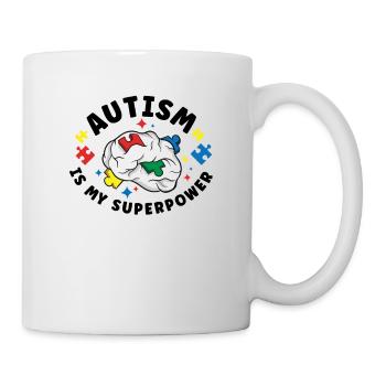 Autism Awareness Autism Disease Autistic Gift - Tasse - Weiß - Rechts
