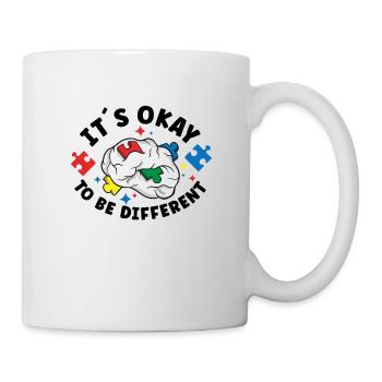 Autism Awareness Autism Disease Autistic Gift - Tasse - Weiß - Rechts