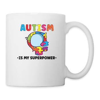 Autism Awareness Autism Disease Autistic Gift - Tasse - Weiß - Rechts