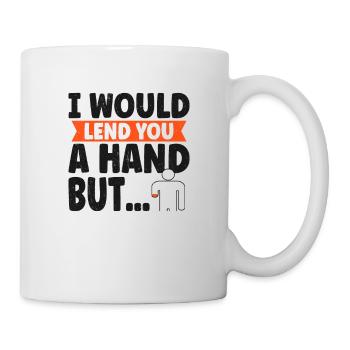 Hand Arm Amputee Assembly Required Amputation - Mug - white - Right
