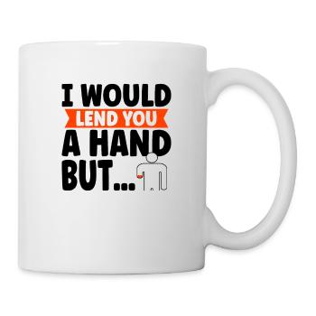 Hand Arm Amputee Assembly Required Amputation - Mug - white - Right