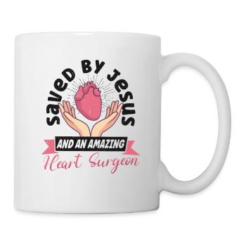 Open Heart Surgery Heart Surgery Survivor - Mug - white - Right