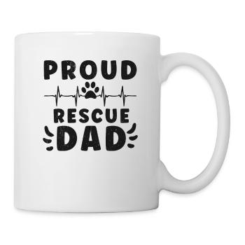 DOG RESCUE ANIMAL RIGHTS RESCUE DOG ADOPTION - Tasse - Weiß - Rechts