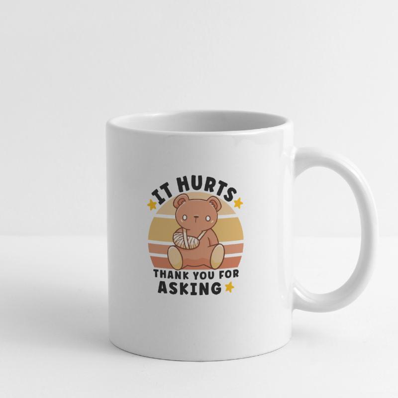 Broken Hand Broken Arm Broken Bones Funny Broken Mug