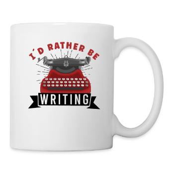Author Writing Writer Literature - Mug - white - Right