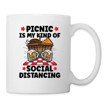 Picnic Lover Picnic Food Basket Picnic Date - Mug - white - Right
