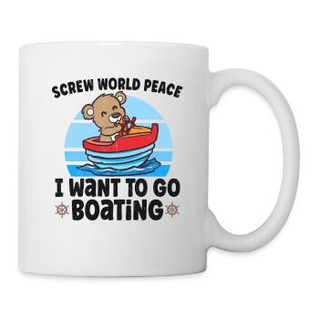 Sailing Sailboat Boating Kid Child Yacht Boat - Tasse - Weiß - Rechts