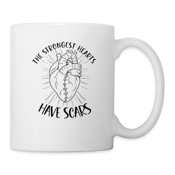 Open Heart Surgery Heart Surgery Survivor Gift - Mug - white - Right