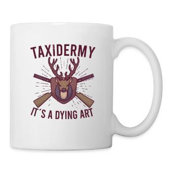 Drôle de taxidermiste taxidermie trophée de chasse - Mug blanc - blanc - Droite