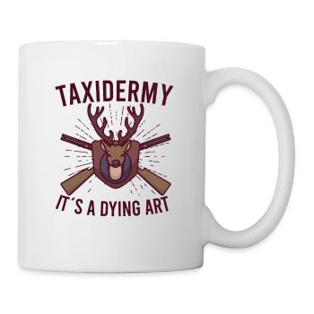 Drôle de taxidermiste taxidermie trophée de chasse - Mug blanc - blanc - Droite