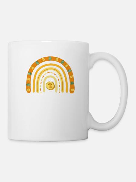 Talk Crypto To Me Bohemian Rainbow Shirt - Mug - white