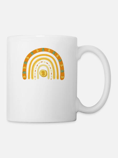 Crypto My Retirement Plan Bohemian Rainbow Shirt - Mug - white