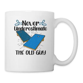 Cornhole Throwing Cornhole joueur Amoureux de Cornhole - Mug blanc - blanc - Droite
