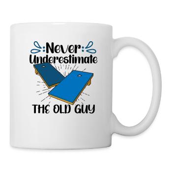 Cornhole Throwing Cornhole joueur Amoureux de Cornhole - Mug blanc - blanc - Droite