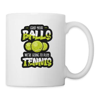 Joueur de tennis présent Tennis Club Coach Sport - Mug blanc - blanc - Droite