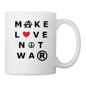 faire l’amour pas la guerre - Mug blanc - blanc - Droite