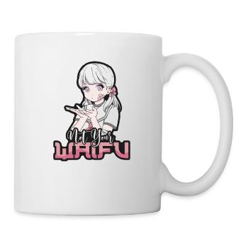 Un fan d’anime présente un cosplay de dessin animé japonais - Mug blanc - blanc - Droite