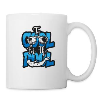 Schwimmer Präsent Wassersport Schwimmen Tauchen - Tasse - Weiß - Rechts