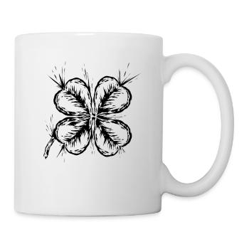 Cloverleaf Lucky Charm - Mug - white - Right
