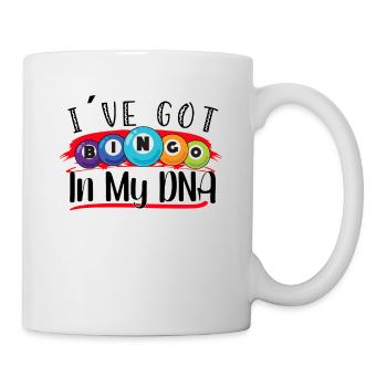 Bingo Jeu de cartes Grand-mère Bingo Joueur Bingo Cartes - Mug blanc - blanc - Droite