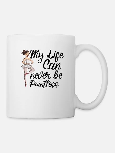 Ballet Ballerine Danse Danse Danse Ballet Cadeau - Mug blanc - blanc