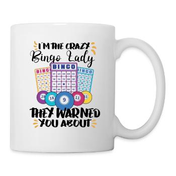 Bingo Jeu de cartes Grand-mère Bingo Joueur Bingo Cartes - Mug blanc - blanc - Droite