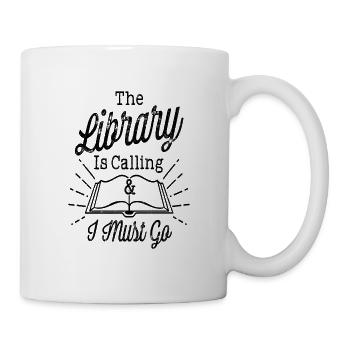 Librarian Library Books - Mug - white - Right