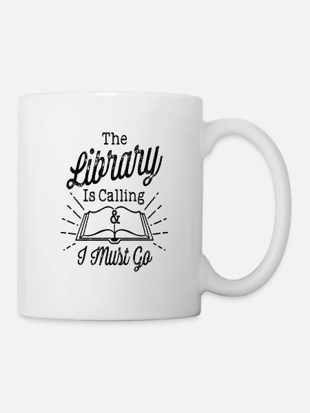 Bibliothekar Bibliothek Bücher - Tasse - Weiß
