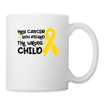 Childhood Cancer Awareness Month Mom Mother Gift - Mug - white - Right