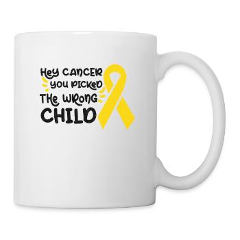 Childhood Cancer Awareness Month Mom Mother Gift - Mug - white - Right
