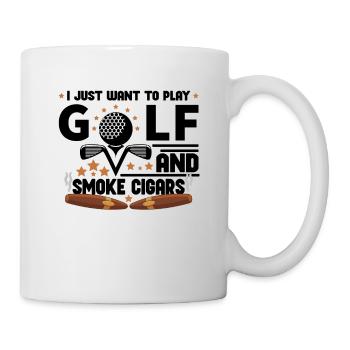 Golf Player Golfer Golf Golf Cart Golf Mom - Tasse - Weiß - Rechts