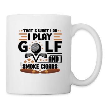 Golf Player Golfer Golf Golf Cart Golf Mom - Tasse - Weiß - Rechts