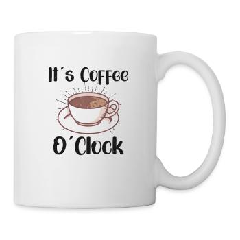 Coffee Lover Caffeine Molecule Java Latte Espresso - Tasse - Weiß - Rechts