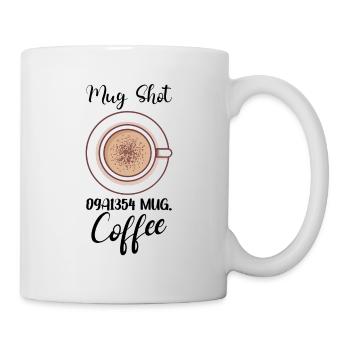 Coffee Lover Caffeine Molecule Java Latte Espresso - Mug - white - Right