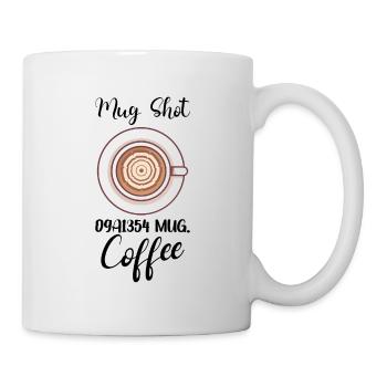 Coffee Lover Caffeine Molecule Java Latte Espresso - Mug - white - Right