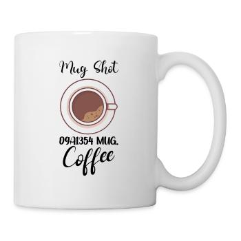 Coffee Lover Caffeine Molecule Java Latte Espresso - Mug - white - Right