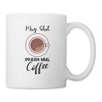 Coffee Lover Caffeine Molecule Java Latte Espresso - Tasse - Weiß - Rechts
