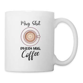Coffee Lover Caffeine Molecule Java Latte Espresso - Tasse - Weiß - Rechts