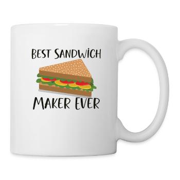 Sandwich Lover Picknick Food Lover Breakfast Gift - Tasse - Weiß - Rechts