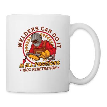 Soudeur Femme Drôle Drôle Soudage Petite Amie Cadeau - Mug blanc - blanc - Droite