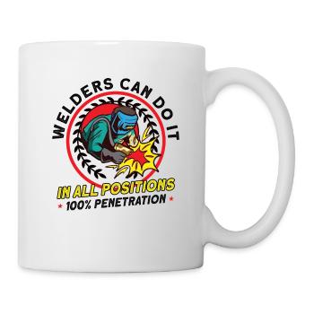 Soudeur Femme Drôle Drôle Soudage Petite Amie Cadeau - Mug blanc - blanc - Droite