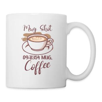 Coffee Lover Caffeine Molecule Java Latte Espresso - Tasse - Weiß - Rechts