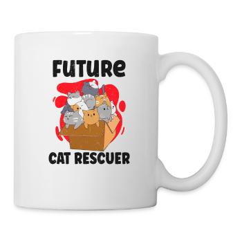 Cat RESCUE ANIMAL RIGHTS RESCUE Cat ADOPTION - Mug - white - Right