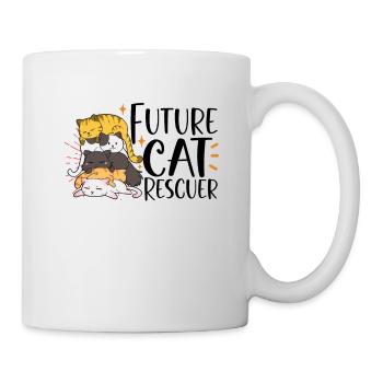 Cat RESCUE ANIMAL RIGHTS RESCUE Cat ADOPTION - Mug - white - Right