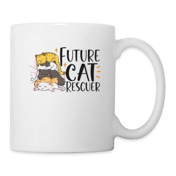 Cat RESCUE ANIMAL RIGHTS RESCUE Cat ADOPTION - Mug - white - Right