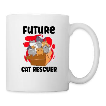 Cat RESCUE ANIMAL RIGHTS RESCUE Cat ADOPTION - Mug - white - Right