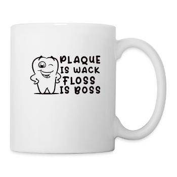 Dentist Dental Hygienist Gift Idea: Forbidden Love - Mug - white - Right