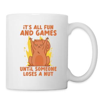 Drôle d’écureuil Fan Écureuil Amoureux Chipmunk Addict - Mug blanc - blanc - Droite