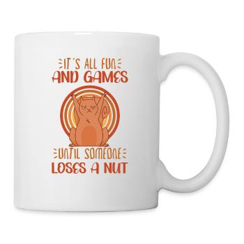 Funny Squirrel Fan Squirrel Lover Chipmunk Addict - Tasse - Weiß - Rechts